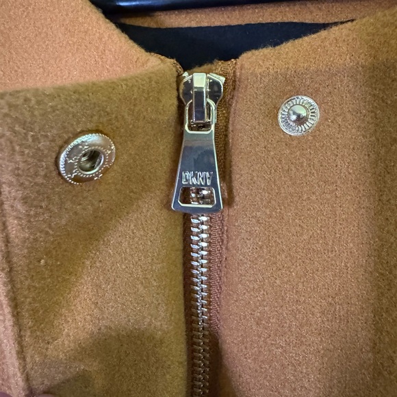 DKNY Colorblock Faux Leather Jacket – Size L - Picture 3 of 7